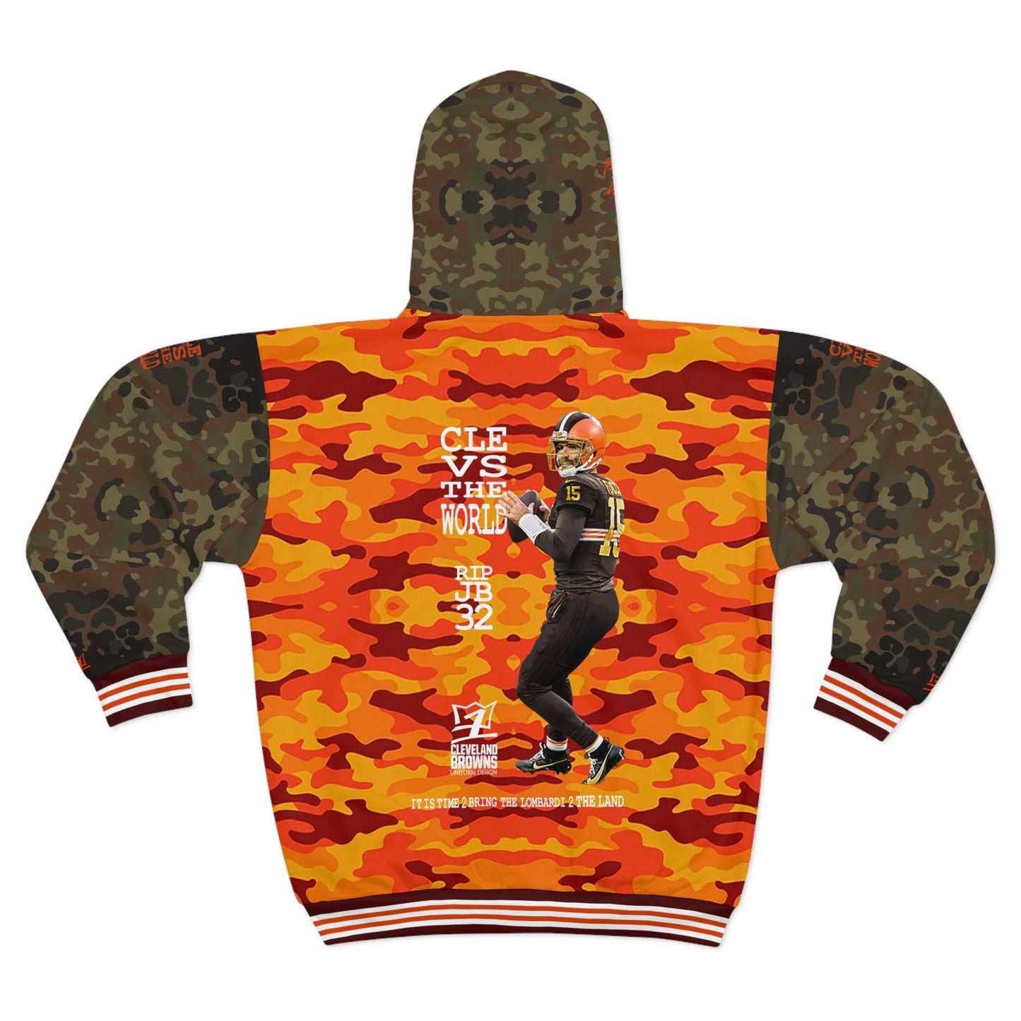 UNO LOVETHELAND NEXTMANUP Unisex Zip Hoodie (AOP) Camo Collection