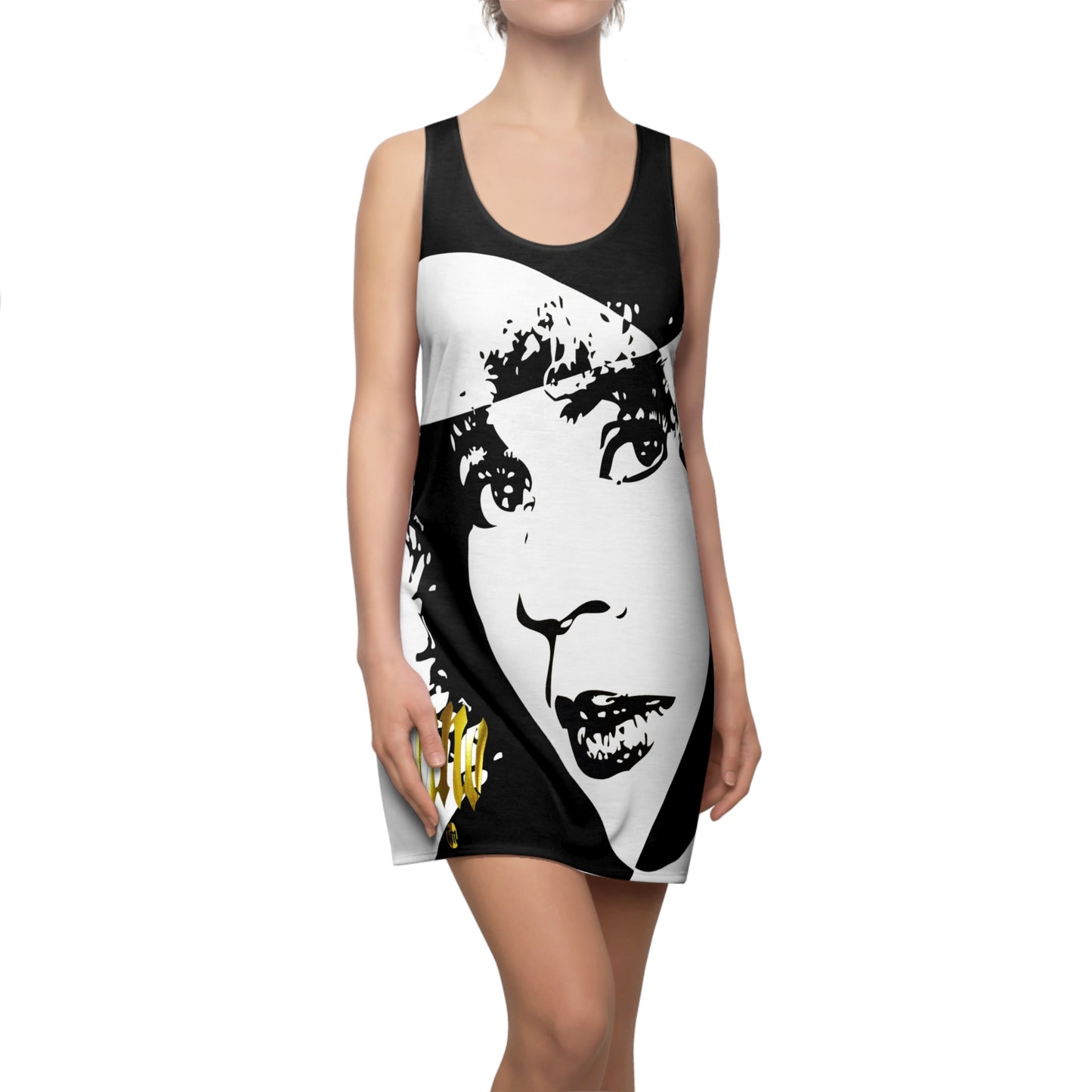 UNO LOVEBLACKLIVES LOVEN'MINI Women's Cut & Sew Racerback Dress