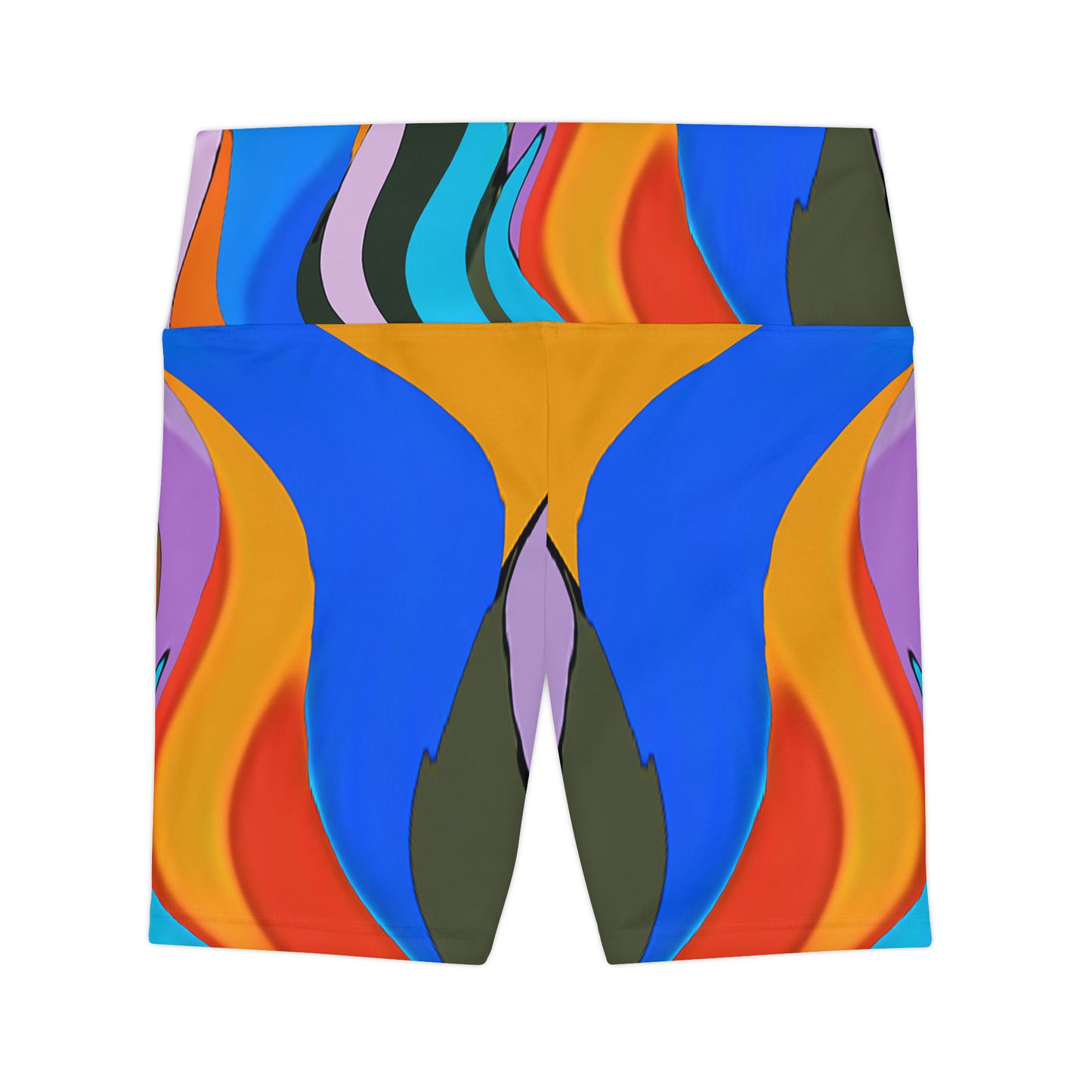 UNO ABSTRACTS Women's Workout Shorts (AOP)