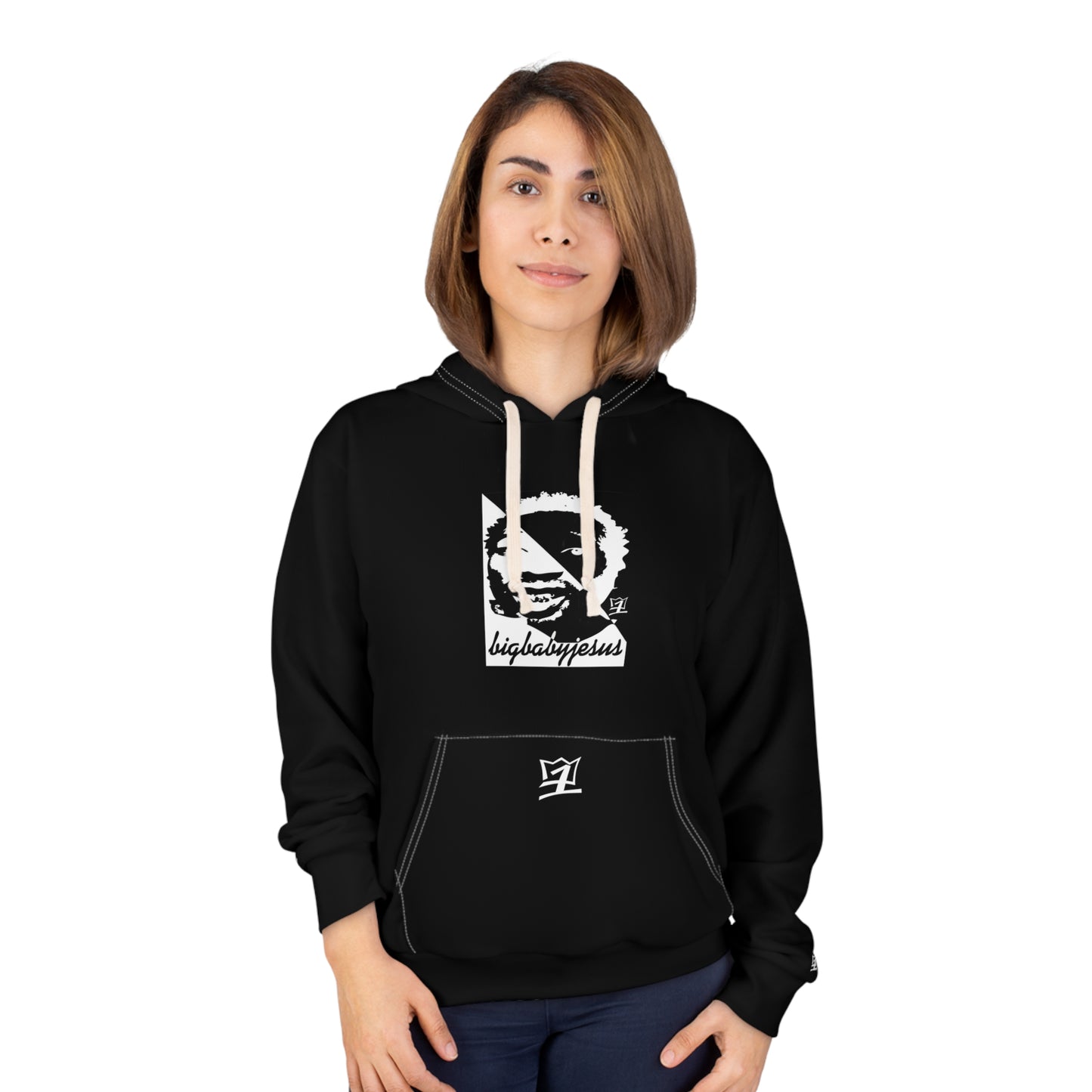 UNO LOVEBLACKLIVES BIGBABYJESSUS Unisex Pullover Hoodie (AOP)