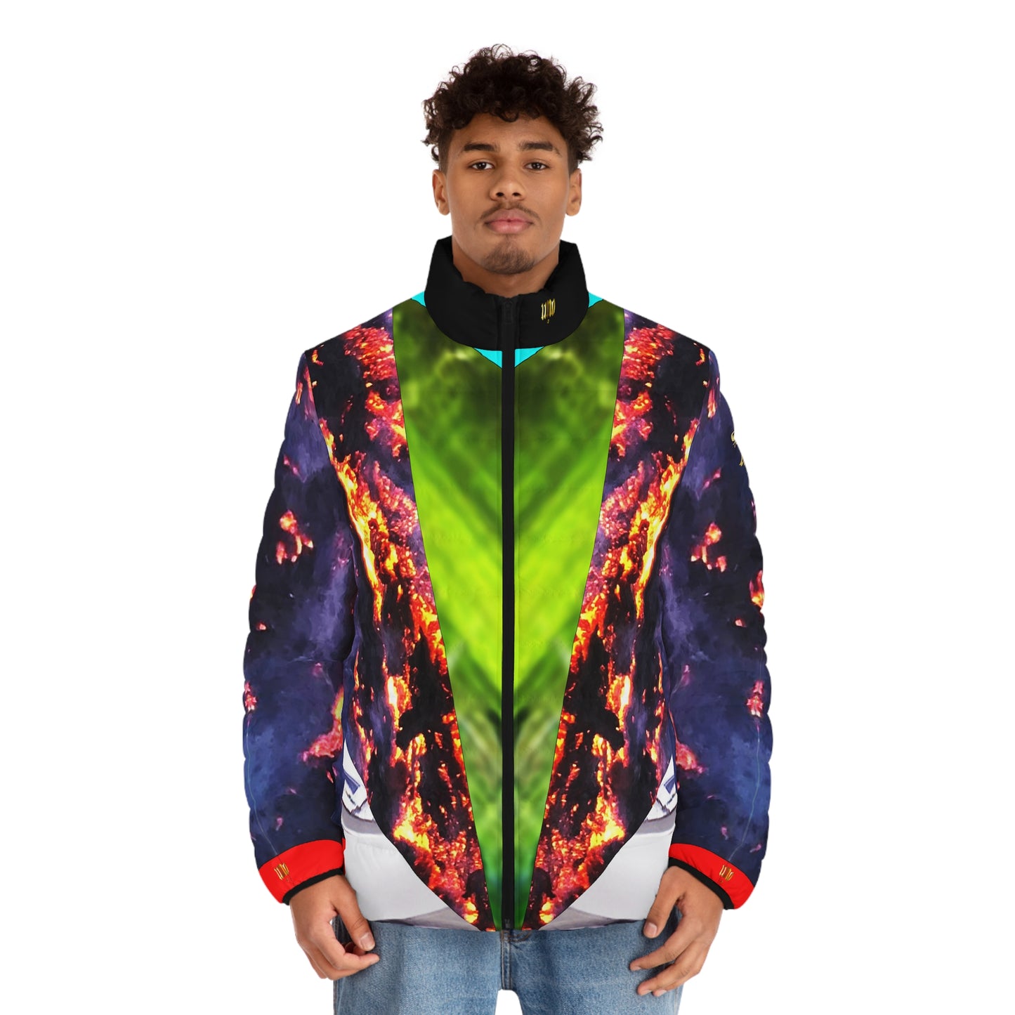 UNO ALLPRAISES V Variation 1 Men's Puffer Jacket (AOP)