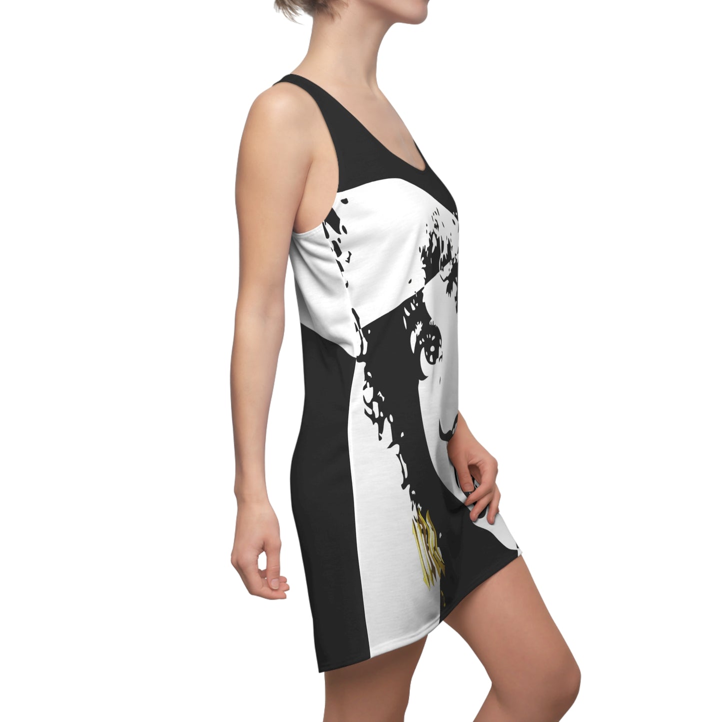 UNO LOVEBLACKLIVES LOVEN'MINI Women's Cut & Sew Racerback Dress