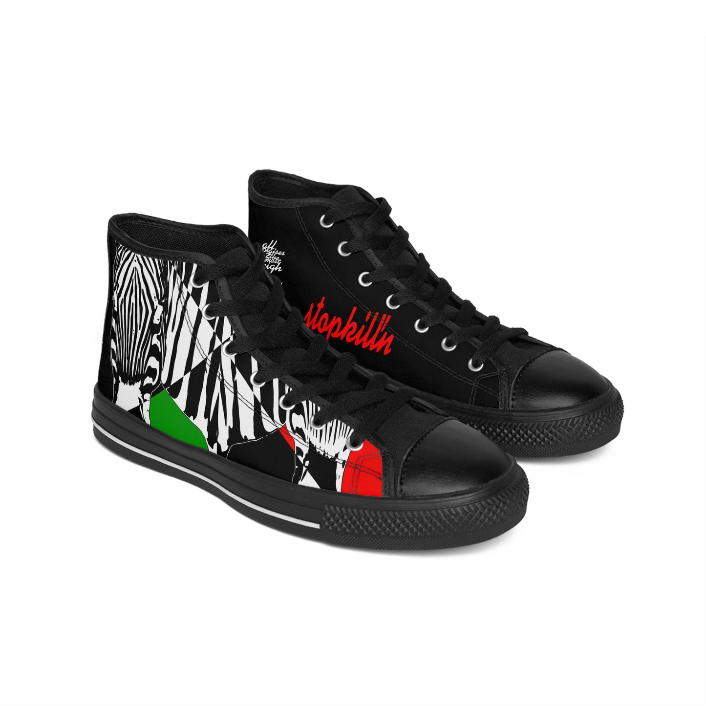 UNO ZEBRALOVE STOPKILL'N Men's Classic Sneakers