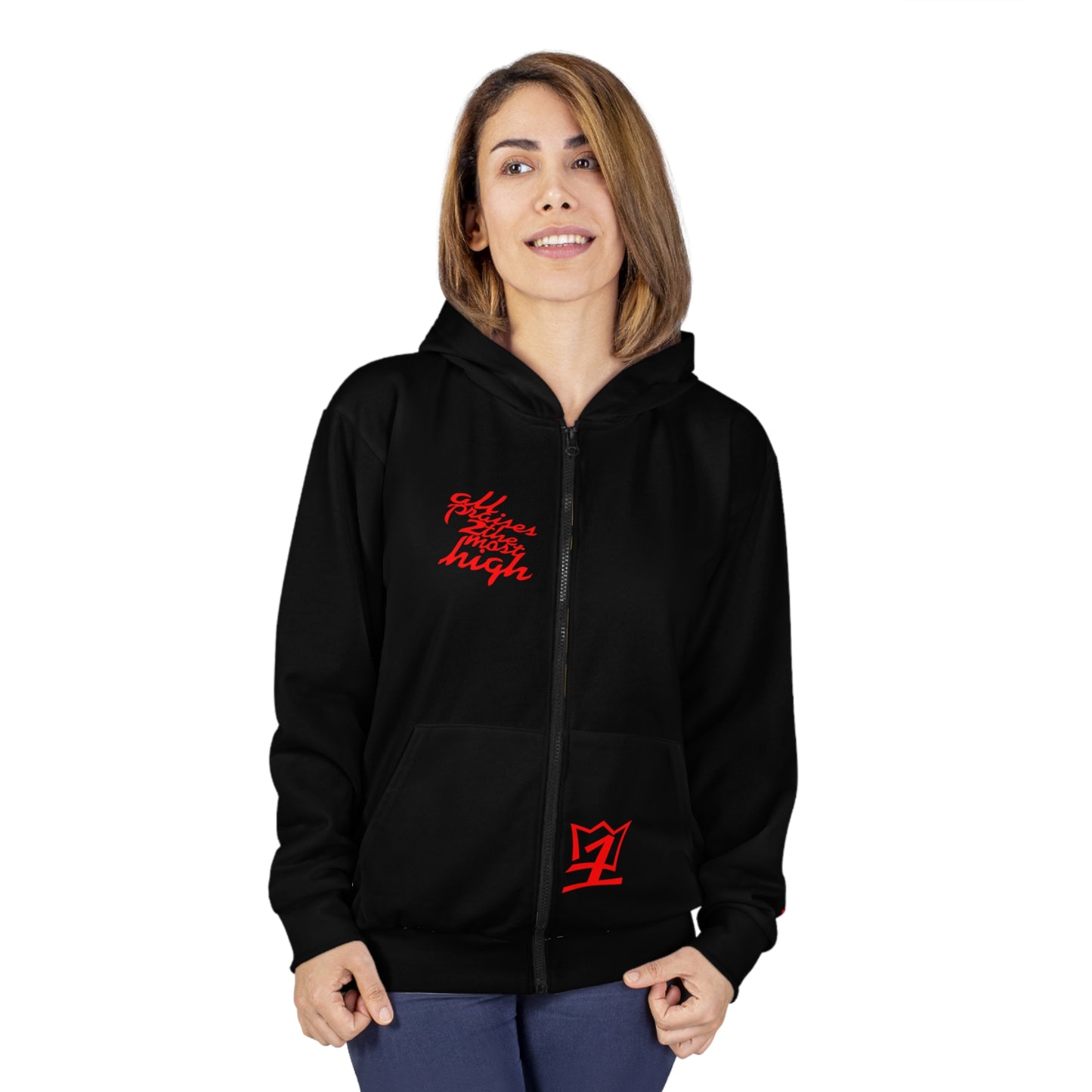 UNO ALLPRAISES AOP Unisex Zip Hoodie