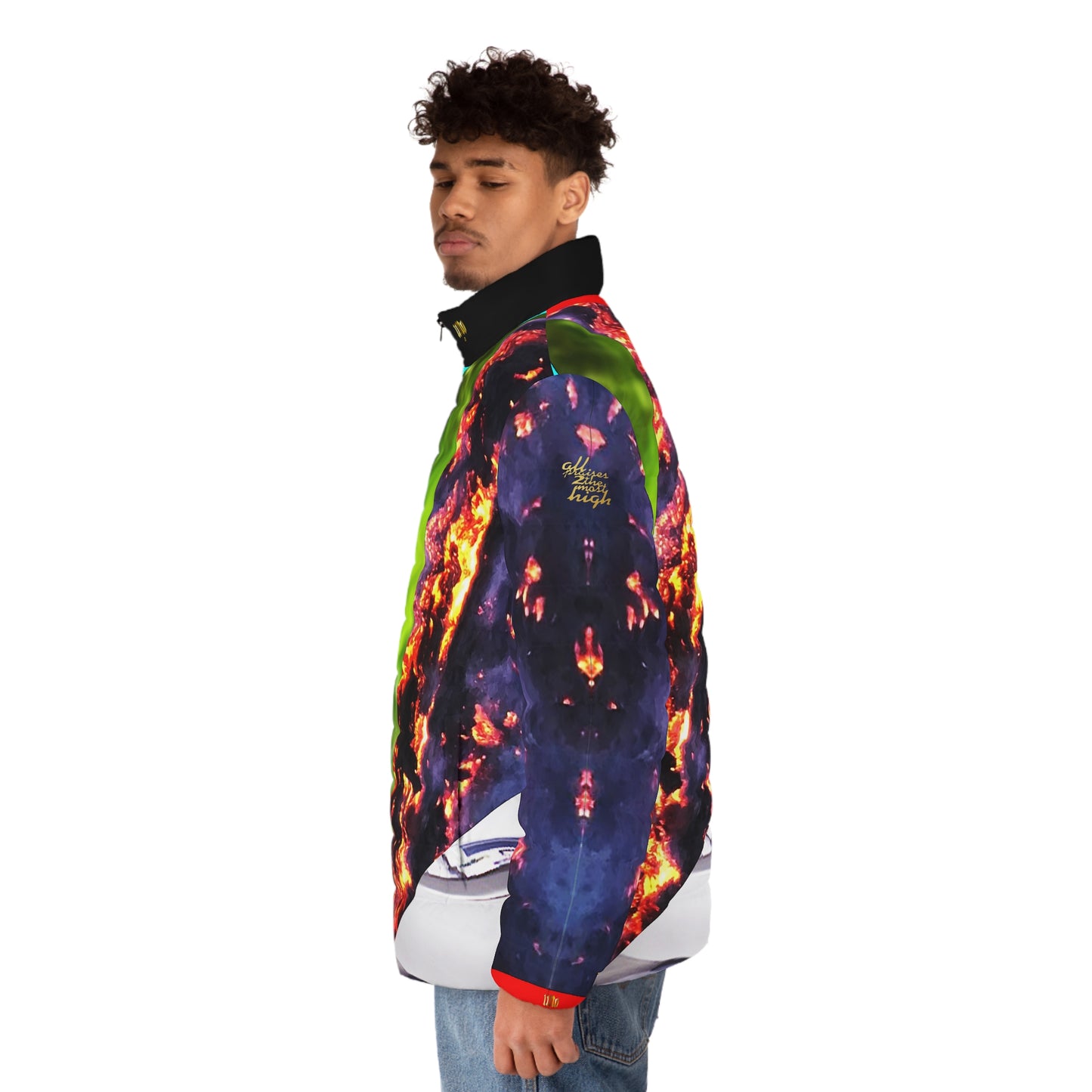 UNO ALLPRAISES V Variation 1 Men's Puffer Jacket (AOP)