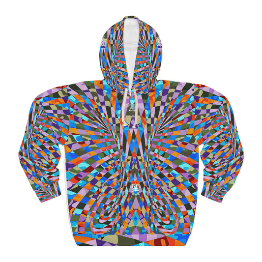 UNO ABSTRACTS Unisex Pullover Hoodie (AOP)