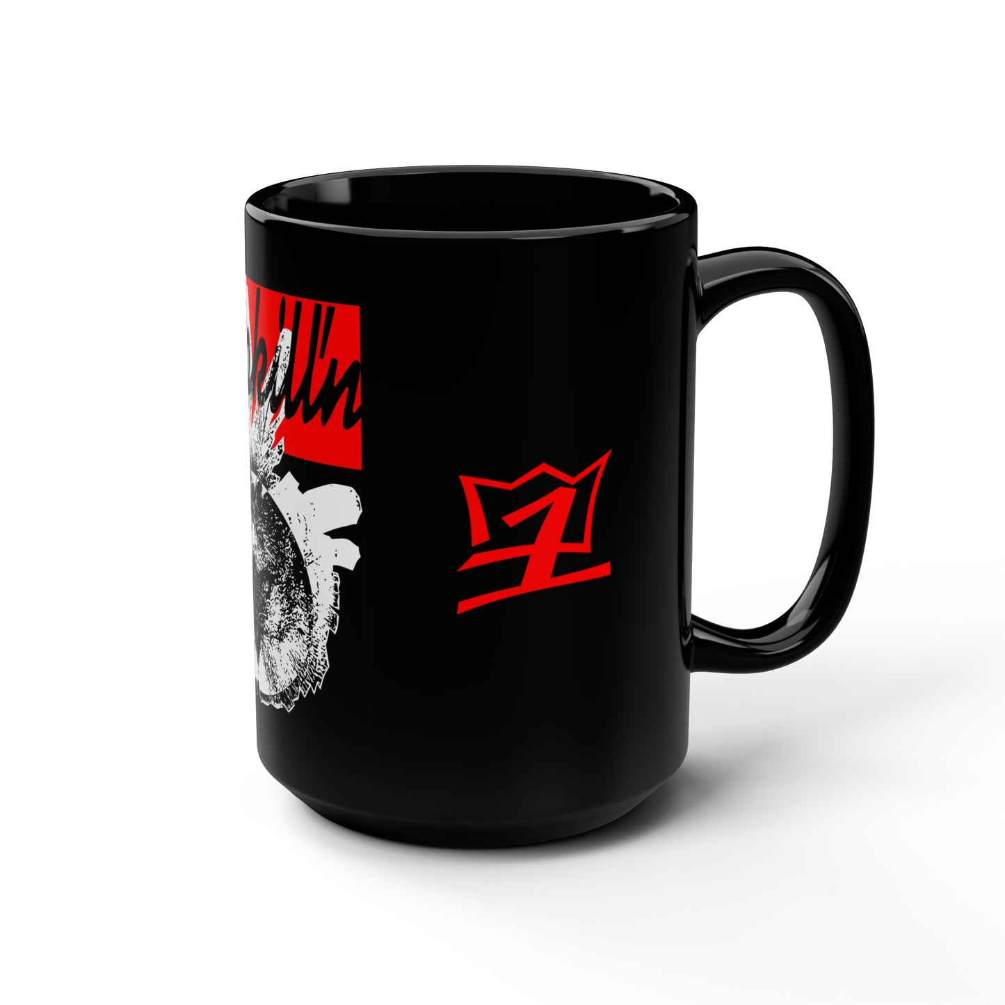 UNO LOVEHARPY STOPKILL'N Black Mug, 15oz