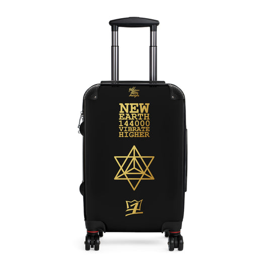 UNO ABSTRACTS NEW EARTH MERKABA Suitcase