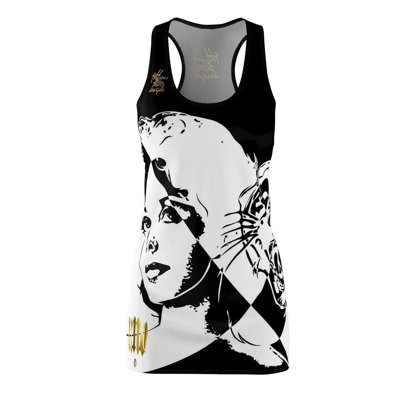 UNO LOVEBLACKLIVES DOROTHY D Women's Cut & Sew Racerback Dress