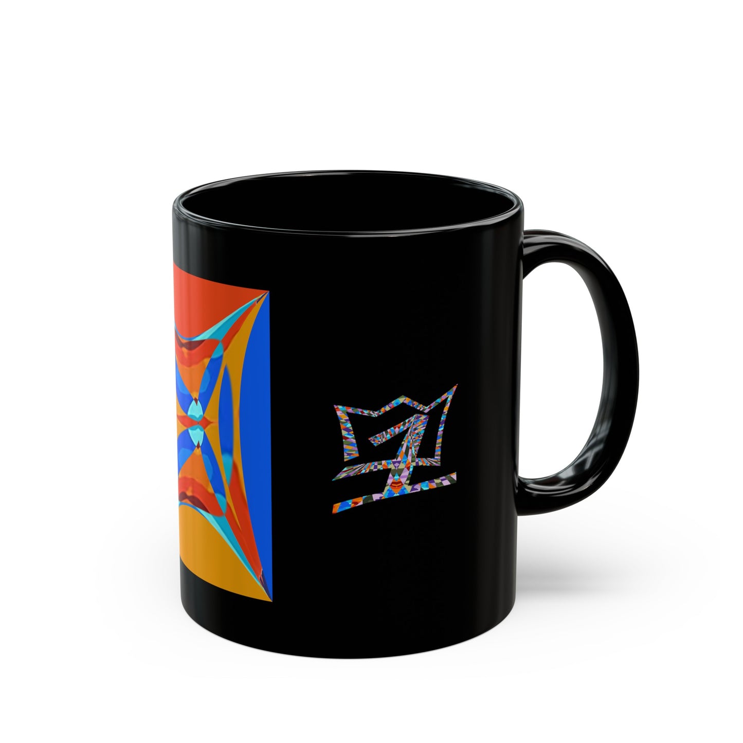 UNO ABSTRACT Black Mug (11oz, 15oz)