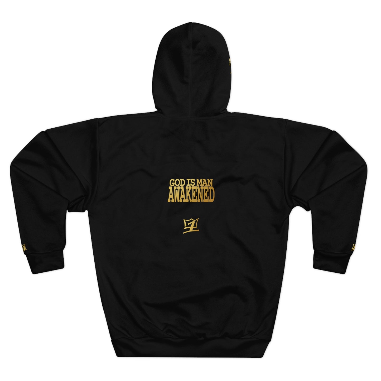 UNO ALLPRAISES GOD IS MAN Unisex Pullover Hoodie (AOP)