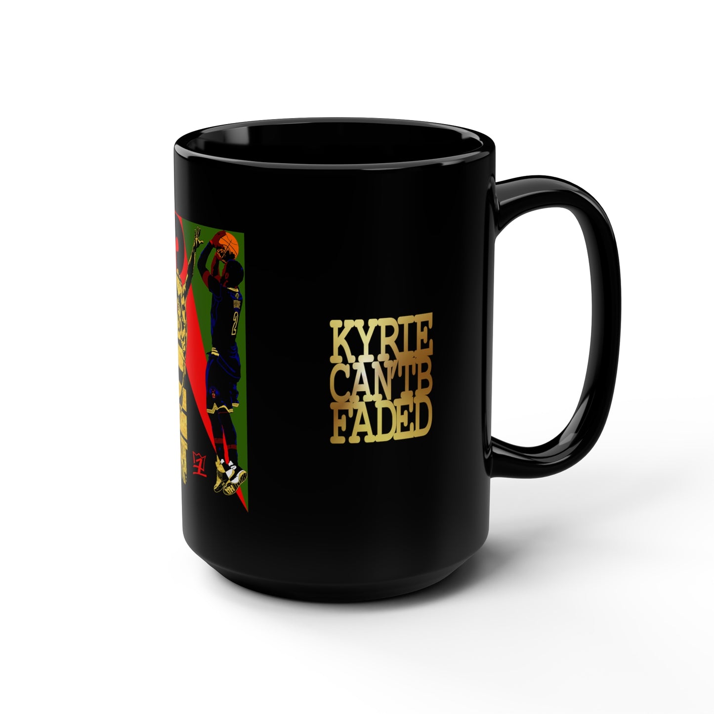 UNO SOULART KYRIECAN'TBFADED GM7 GameWinna Black Mug, 15oz