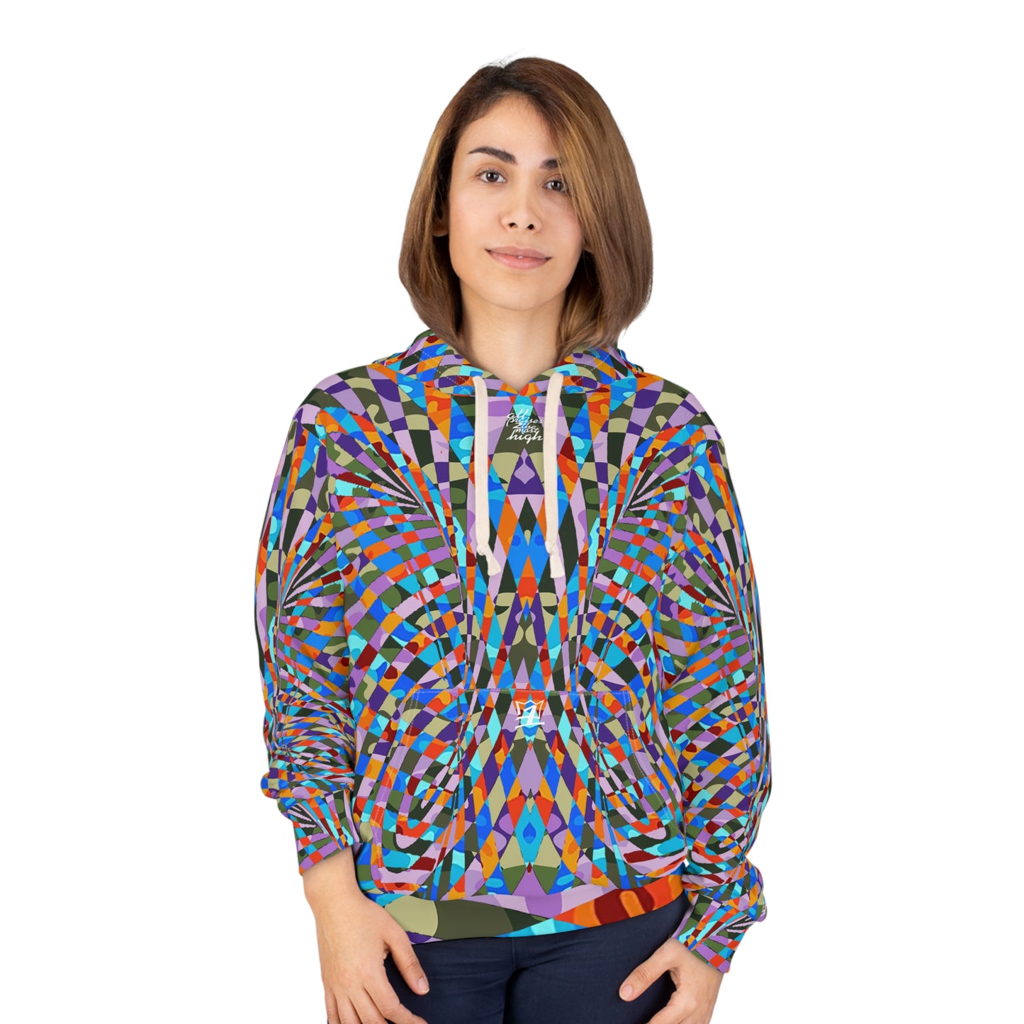 UNO ABSTRACTS Unisex Pullover Hoodie (AOP)