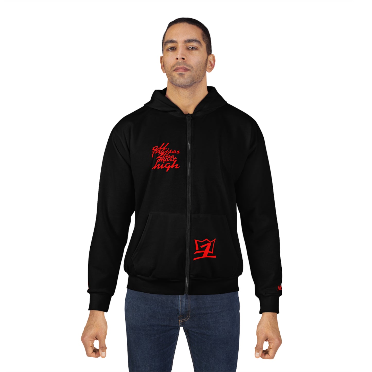 UNO ALLPRAISES AOP Unisex Zip Hoodie