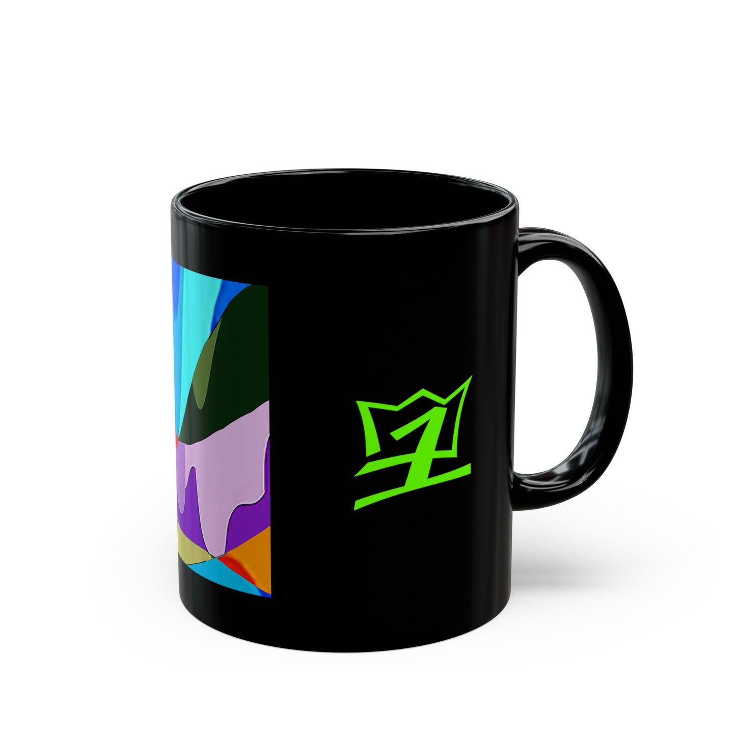 UNO ABSTRACT Black Mug (11oz, 15oz)