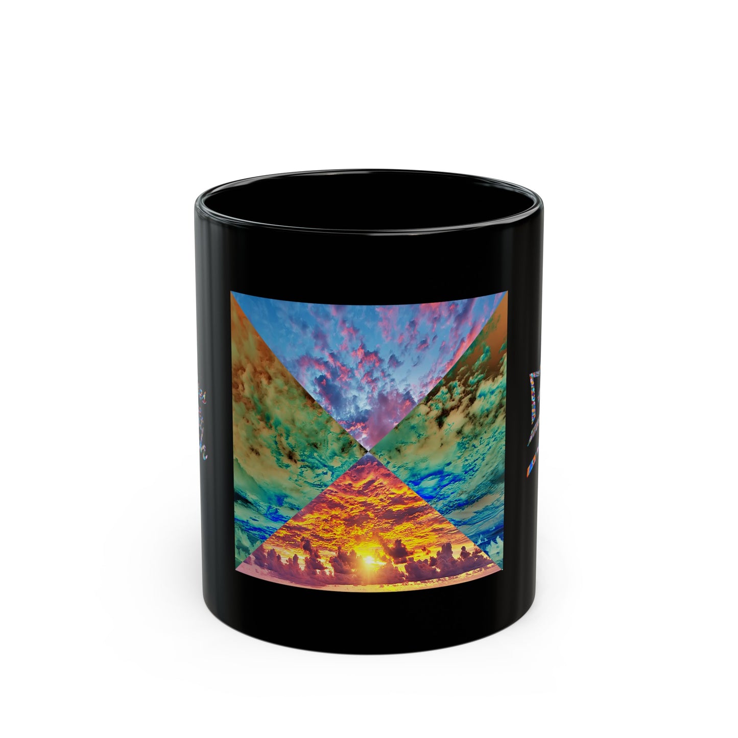 UNO ABSTRACT Black Mug (11oz, 15oz)