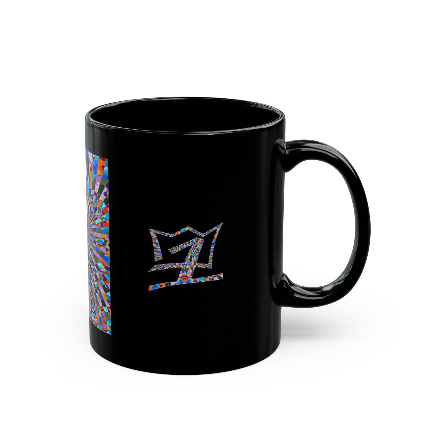 UNO ABSTRACT Black Mug (11oz, 15oz)