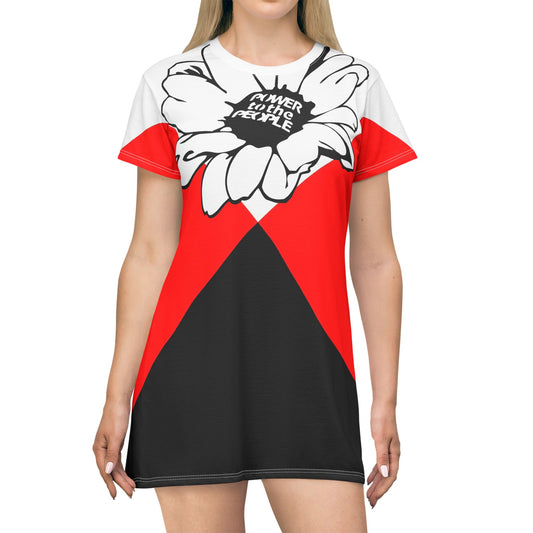 UNO POWERFLOWER All Over Print T-Shirt Dress