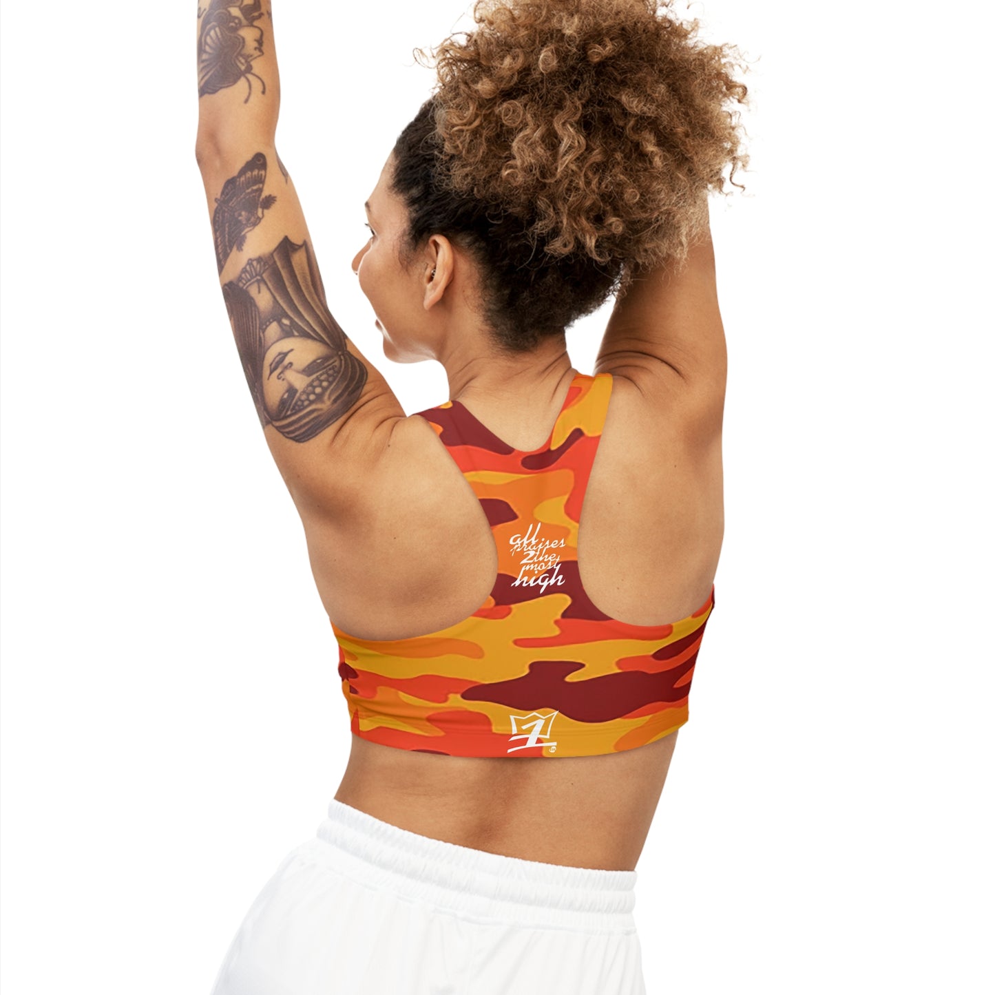 UNO LOVETHELAND Seamless Sports Bra (AOP) Camo Collection