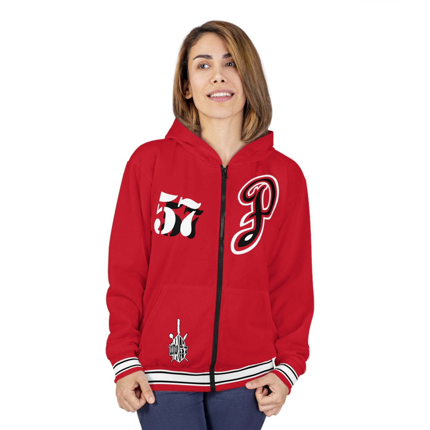 UNO PANTHA 57 AOP Unisex Zip Hoodie