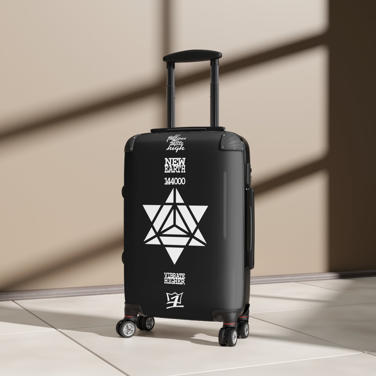 UNO ABSTRACTS NEW EARTH MERKABA Suitcase