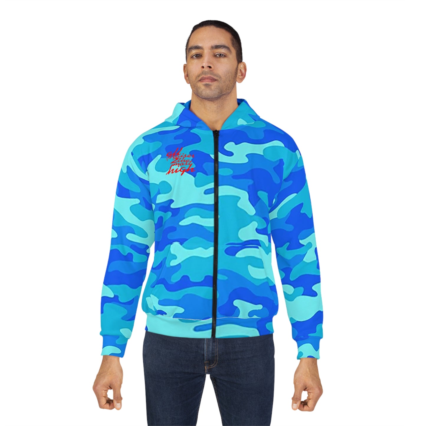 UNO POWERFLOWER AOP Unisex Zip Hoodie Camo Collection