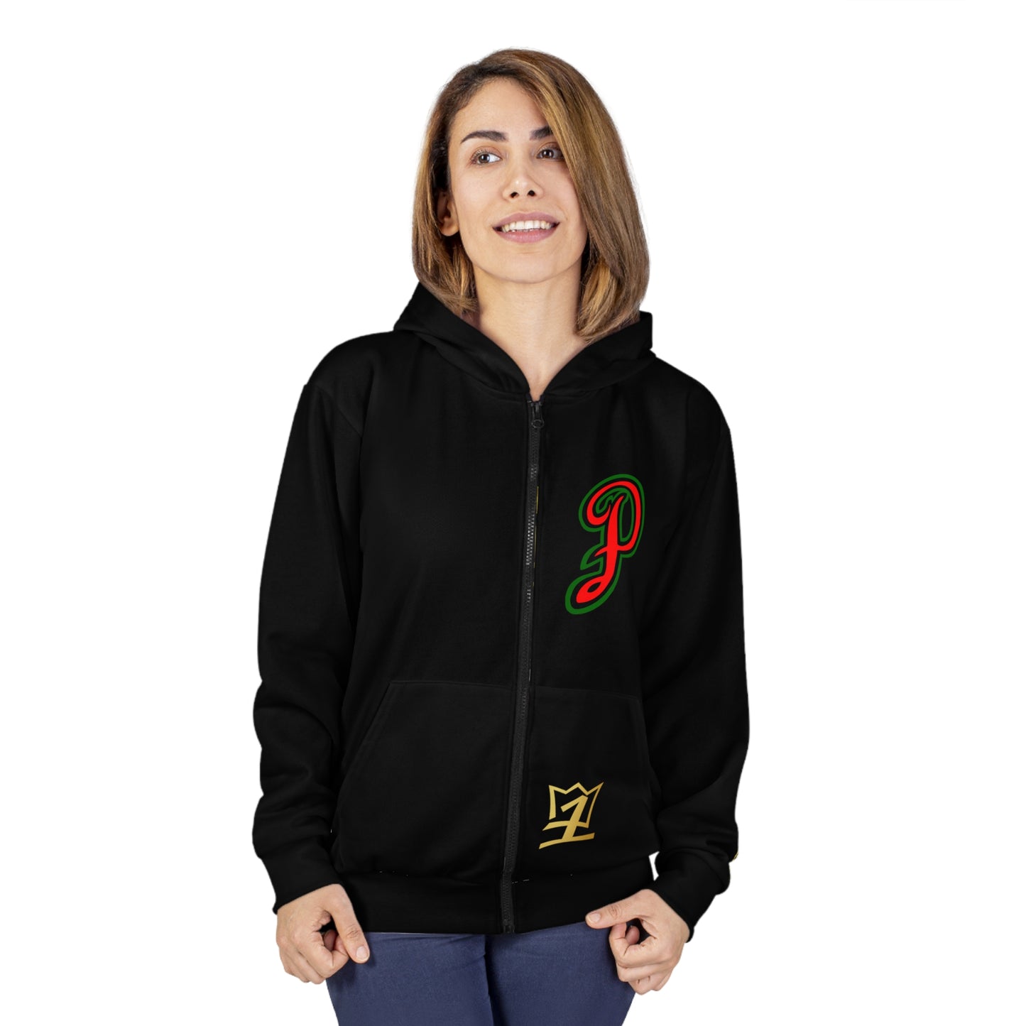 UNO PANTHA SOULART THE FIGHT  Smokin' Joe Beat Muhammad Ali AOP Unisex Zip Hoodie