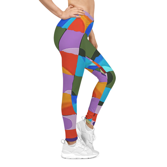 UNO ABSTRACTS Women's Casual Leggings (AOP)