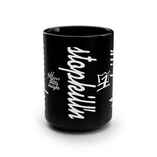 UNO STOPKILL'N Black Mug, 15oz