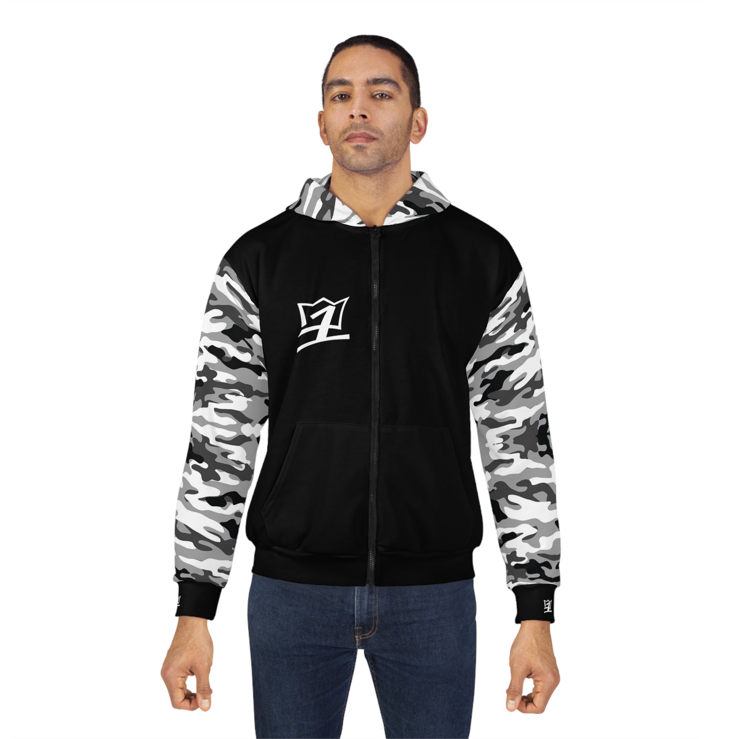 UNO PANTHA ALLSTARS LOVE WILMA Unisex Zip Hoodie (AOP) Camo Collection