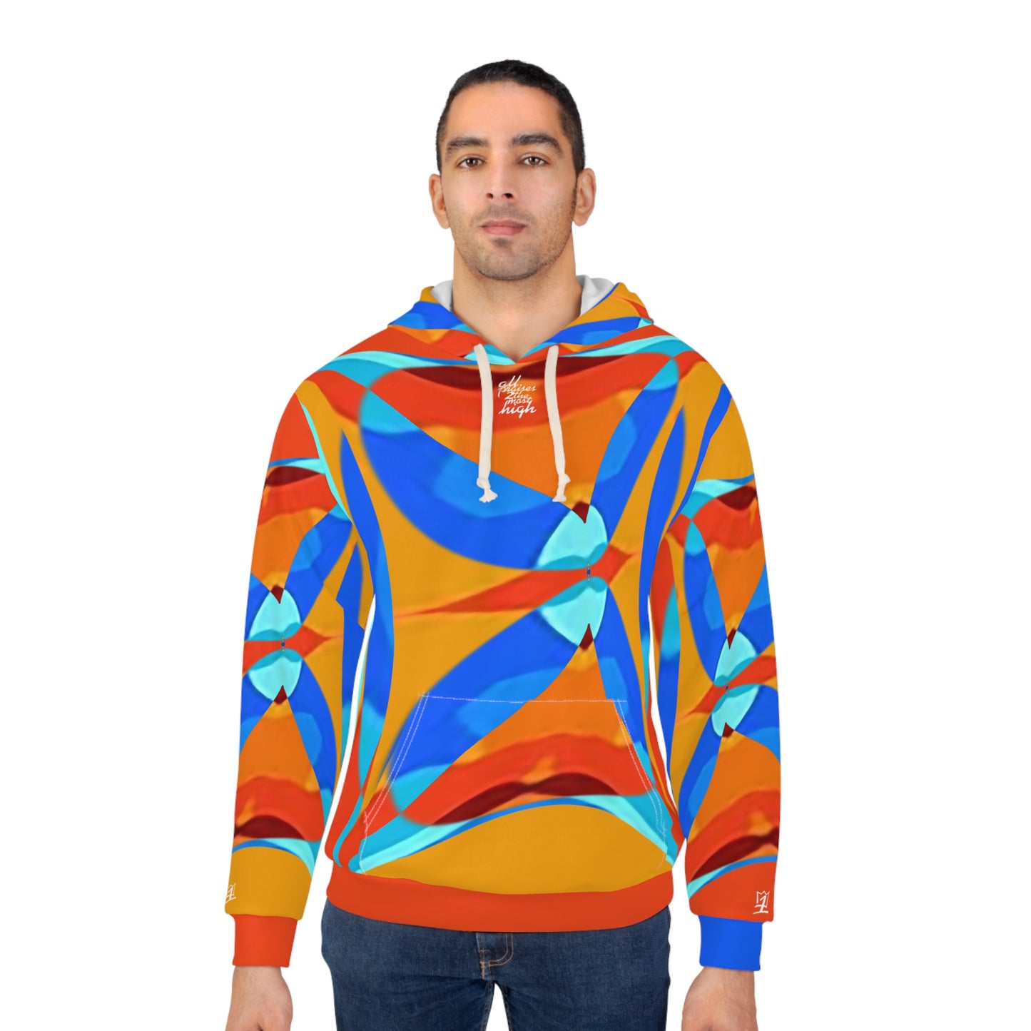 UNO ABSTRACTS Unisex Pullover Hoodie (AOP)