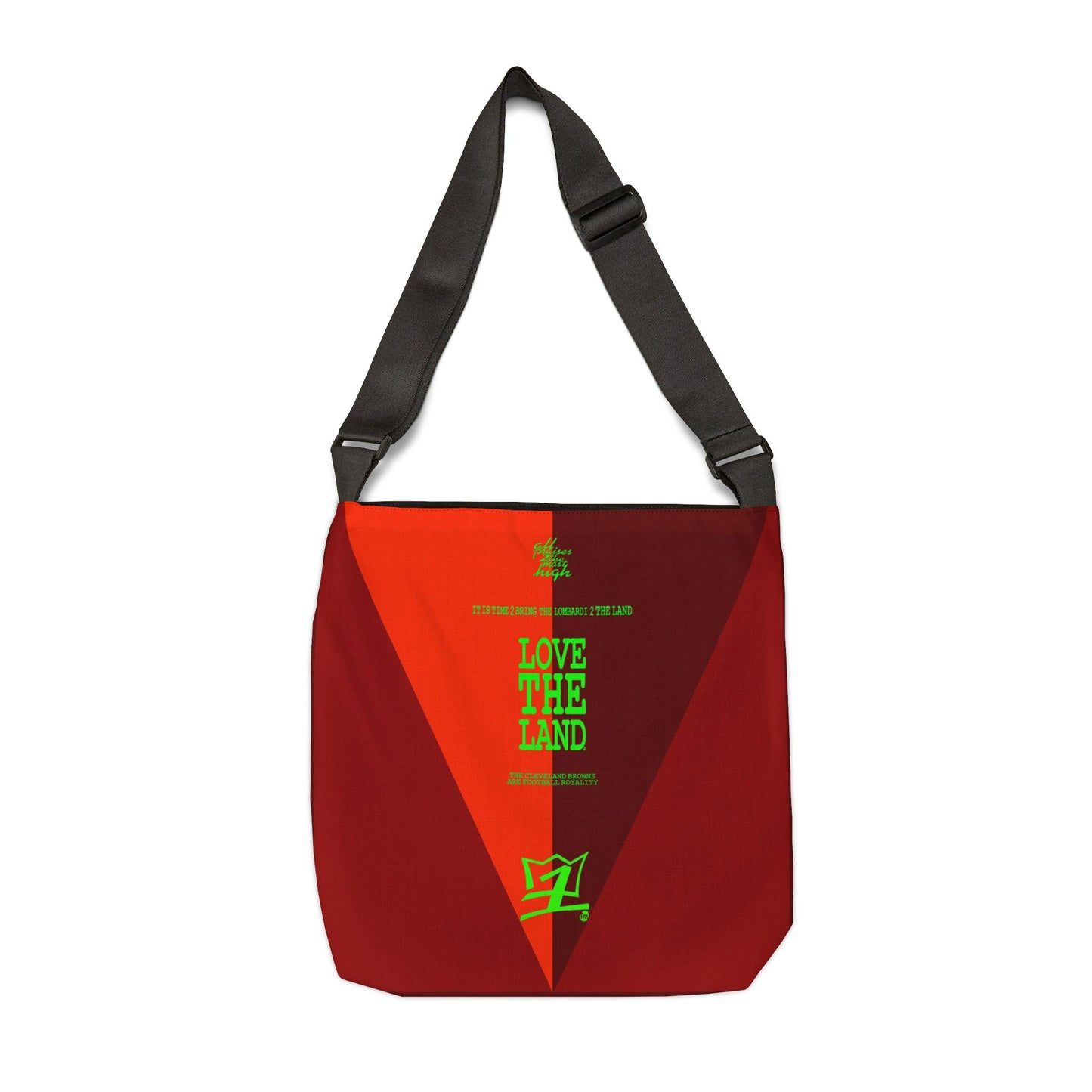 UNO LOVETHELAND LOVEDABROWNS Adjustable Tote Bag (AOP)