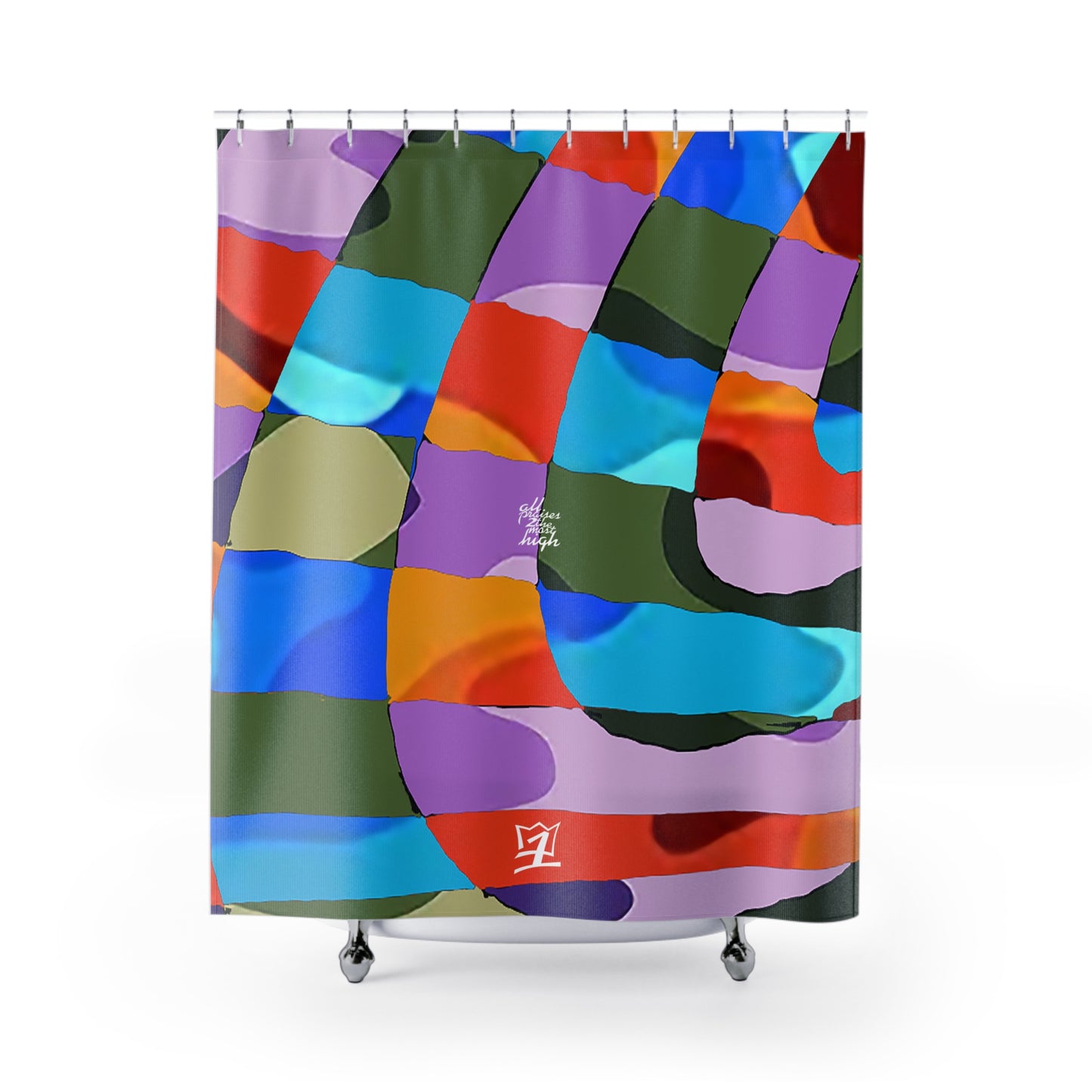 UNO ABSTRACTS Shower Curtains