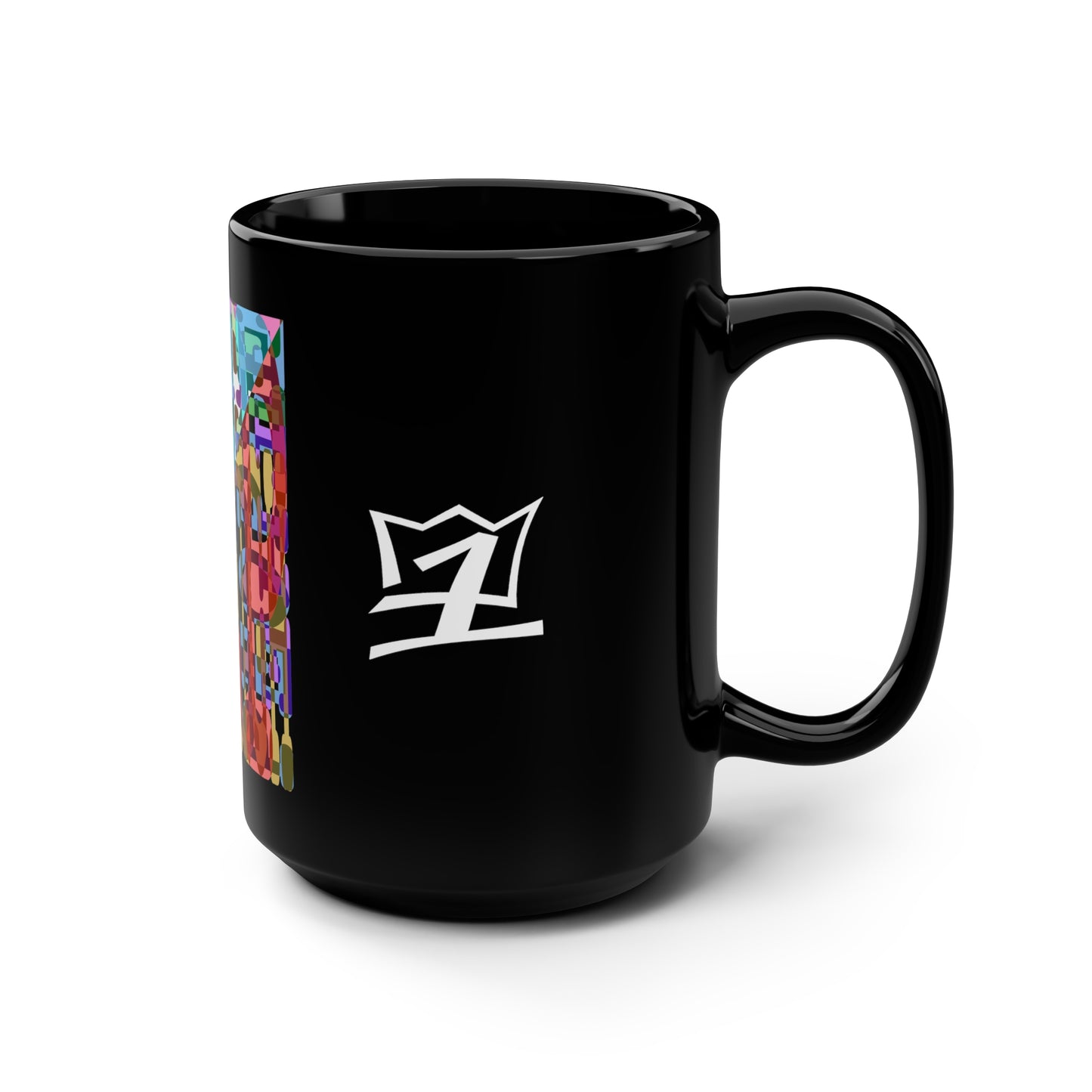 UNO WORD THE CCP BROUGHT THE MOST HIGH'S WRATH DOWN ON THE CHINESE PEOPLE 2 Black Mug, 15oz