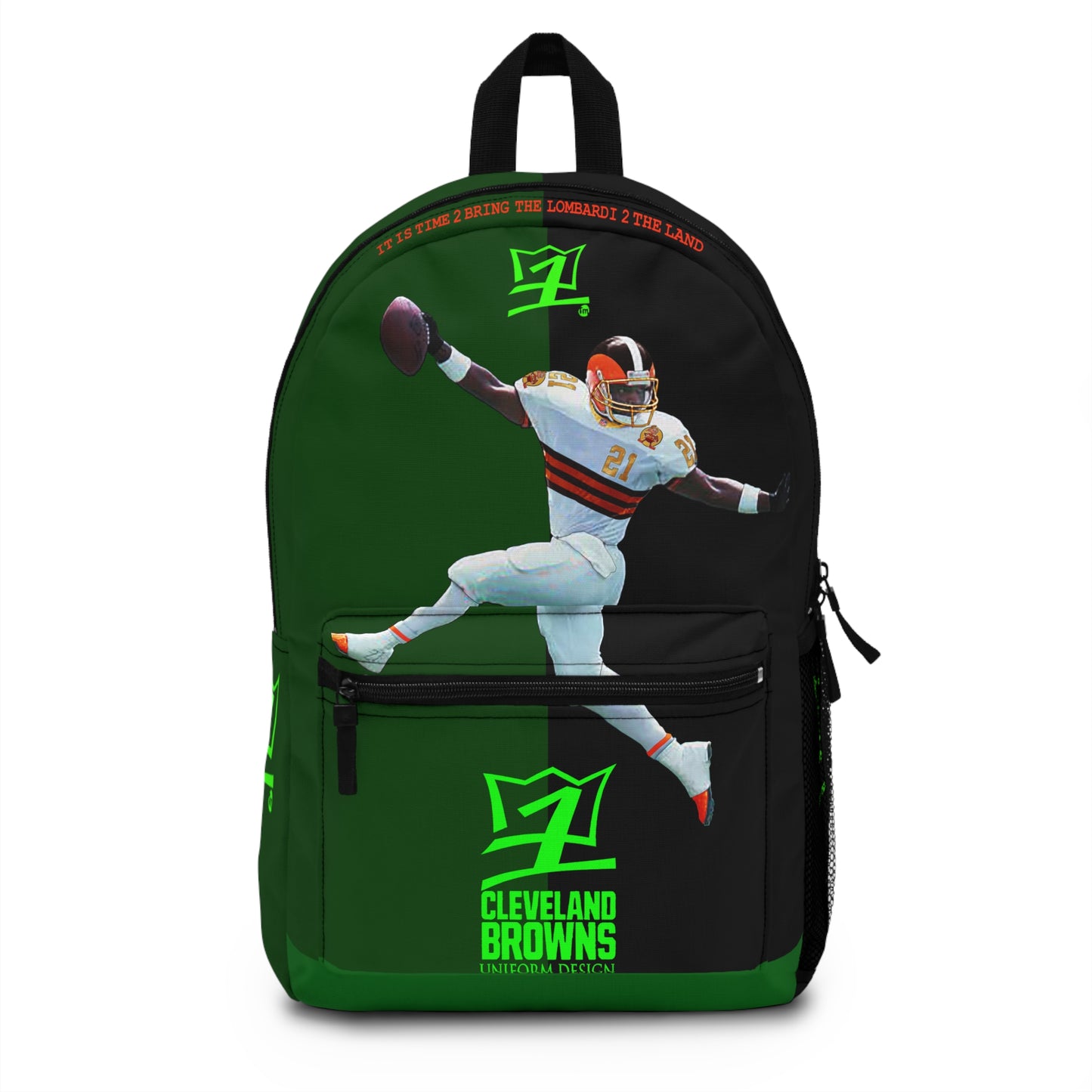 UNO LOVETHELAND THE BROWNS ARE FOOTBALL ROYALITY Backpack