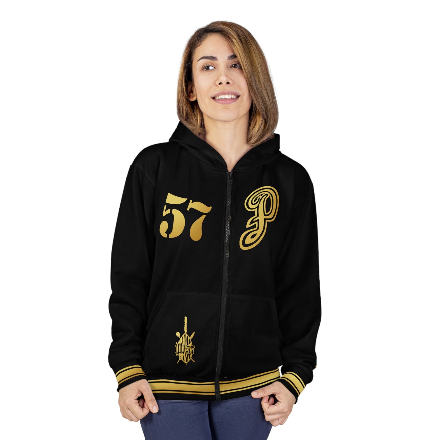 UNO PANTHA 57 AOP Unisex Zip Hoodie