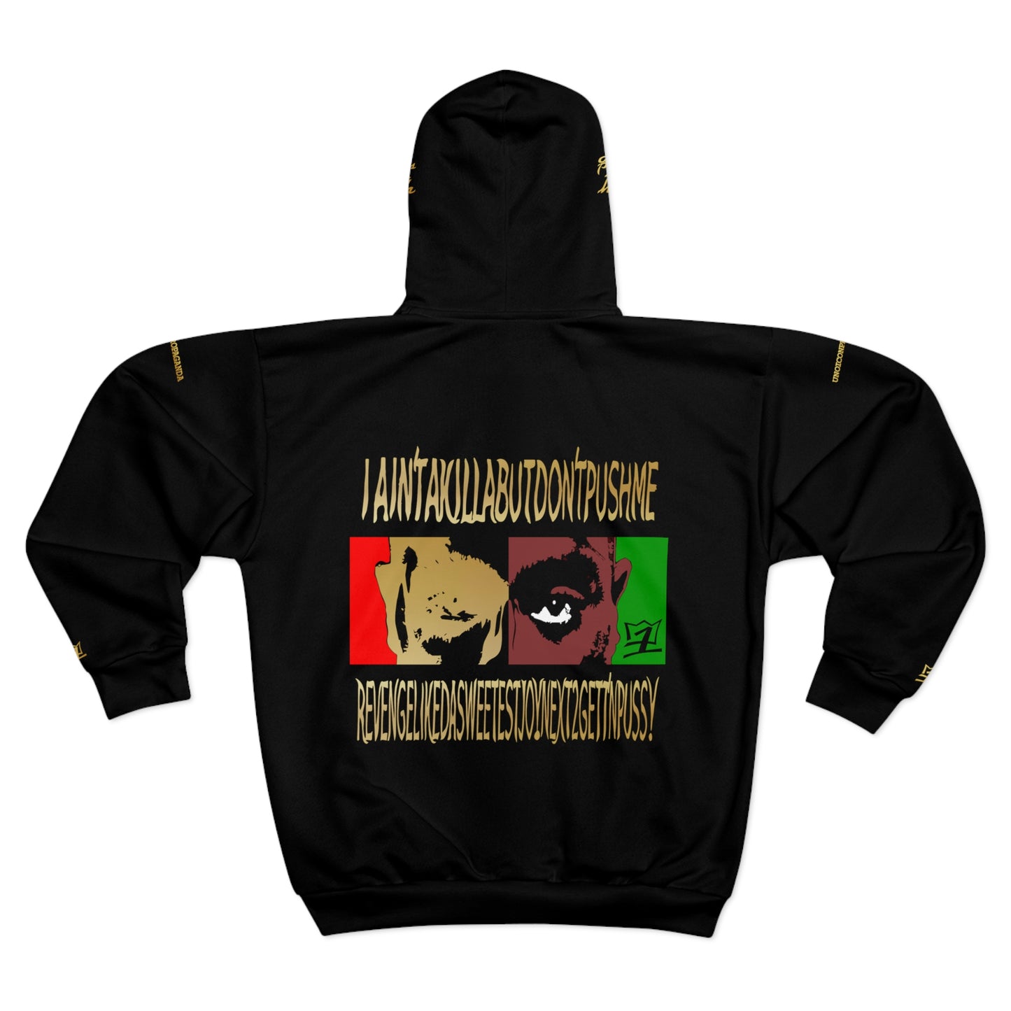 UNO LOVE2PAC UNOICONPROPAGANDA AOP Unisex Zip Hoodie