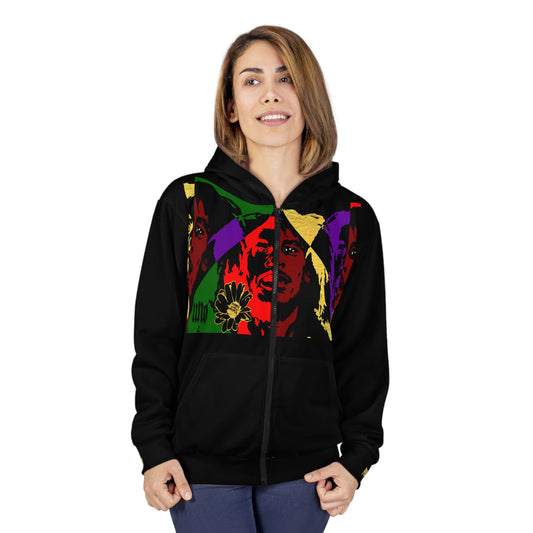 UNO PANTHA LOVEBOB AOP Unisex Zip Hoodie