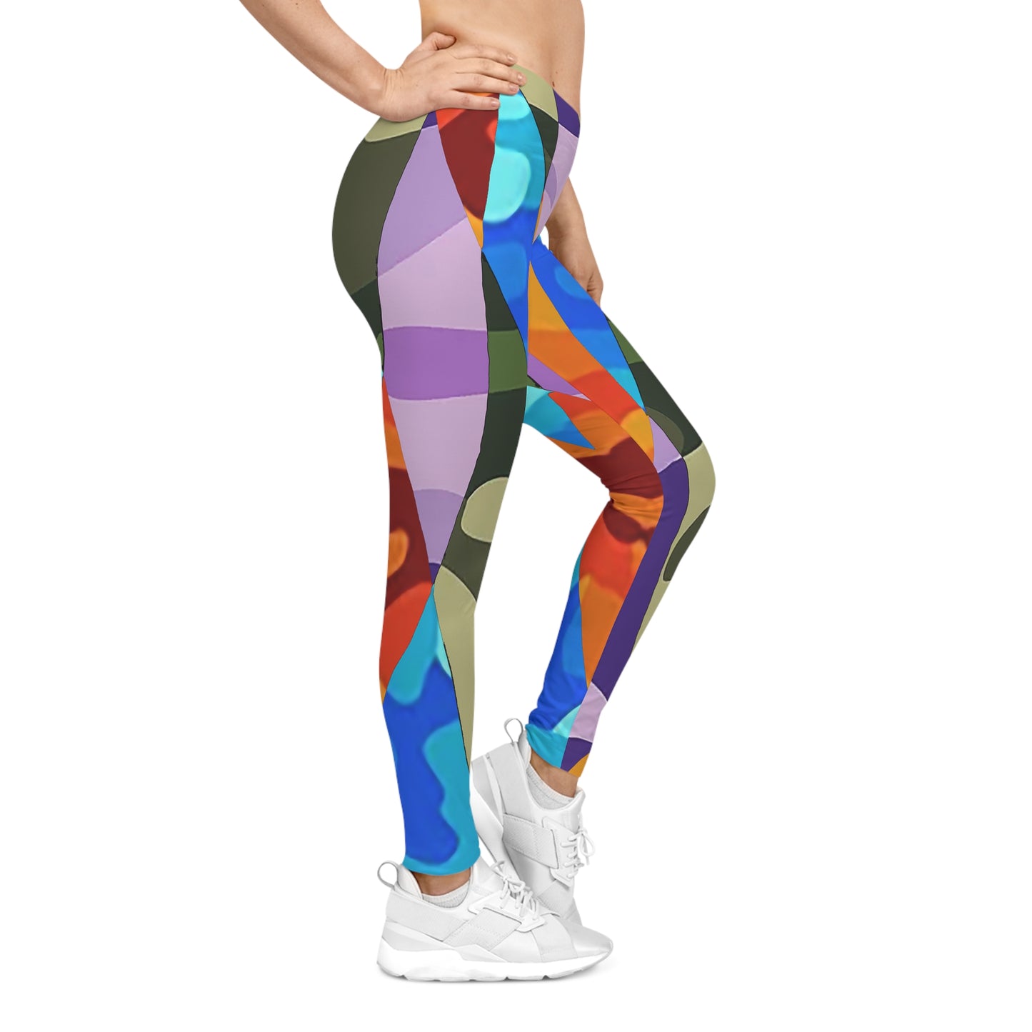 UNO ABSTRACTS Women's Casual Leggings (AOP)