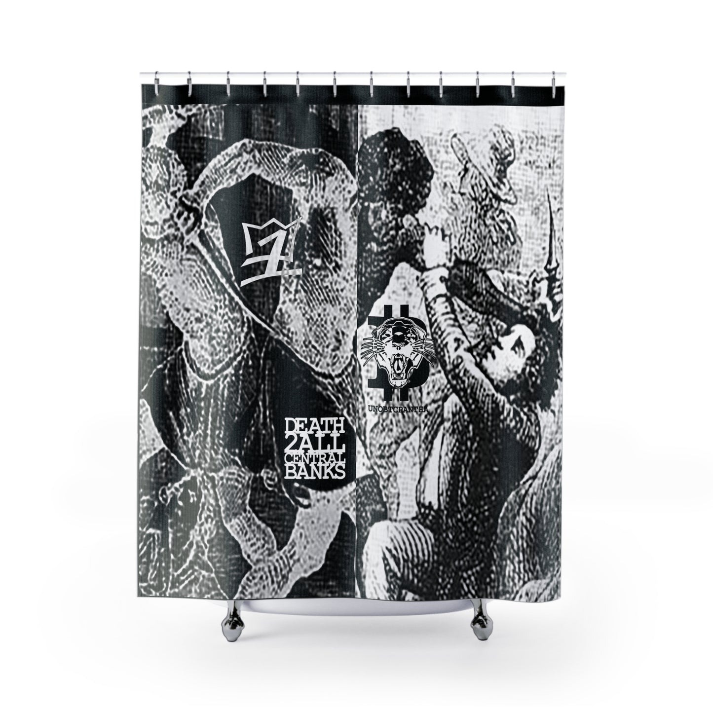 UNOBTC LOVEBTC Shower Curtains