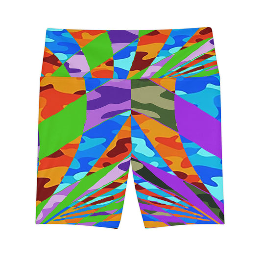 UNO ABSTRACTS Women's Workout Shorts (AOP)