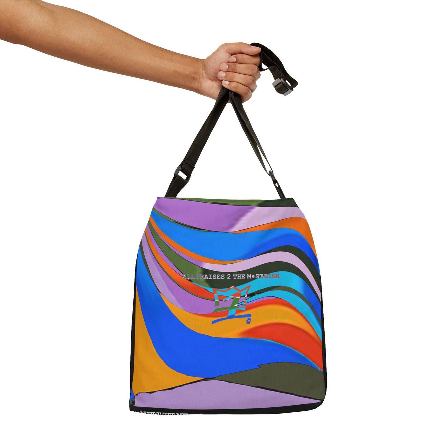 UNO ABSTRACTS NEW EARTH Adjustable Tote Bag (AOP)