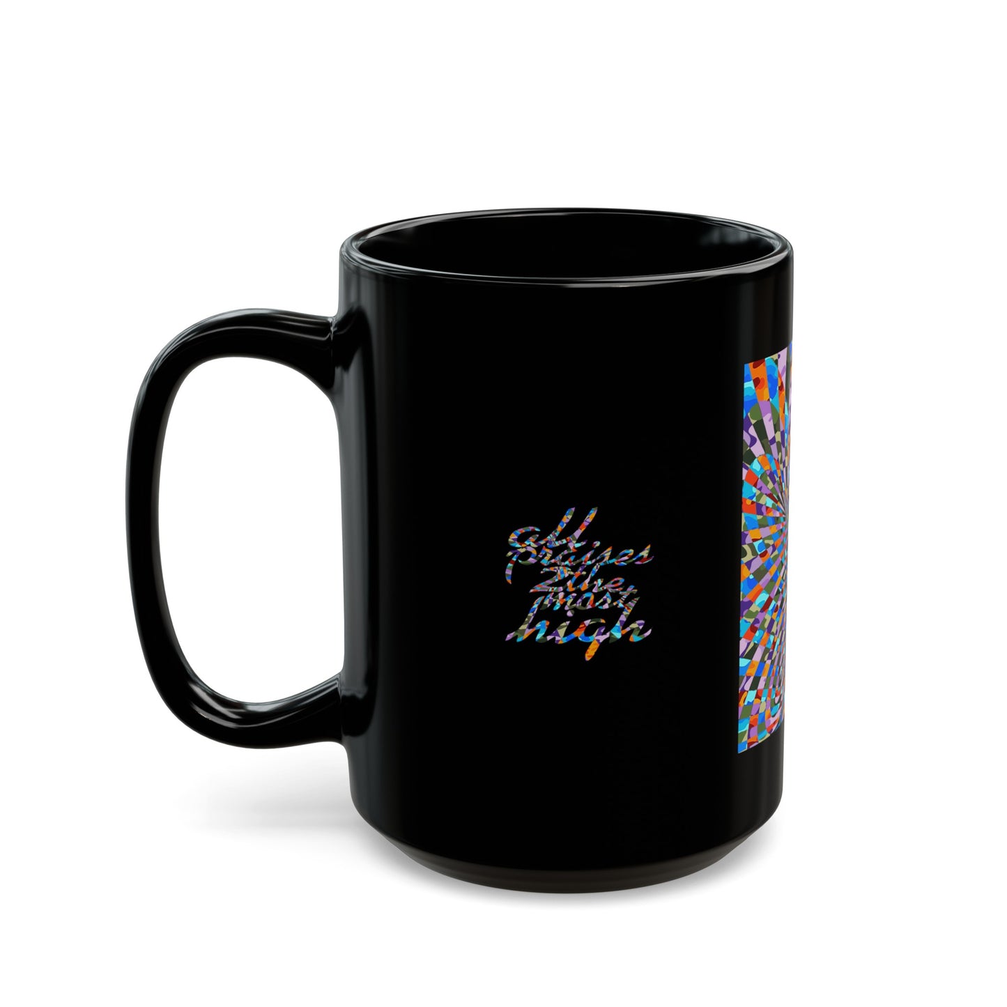 UNO ABSTRACT Black Mug (11oz, 15oz)