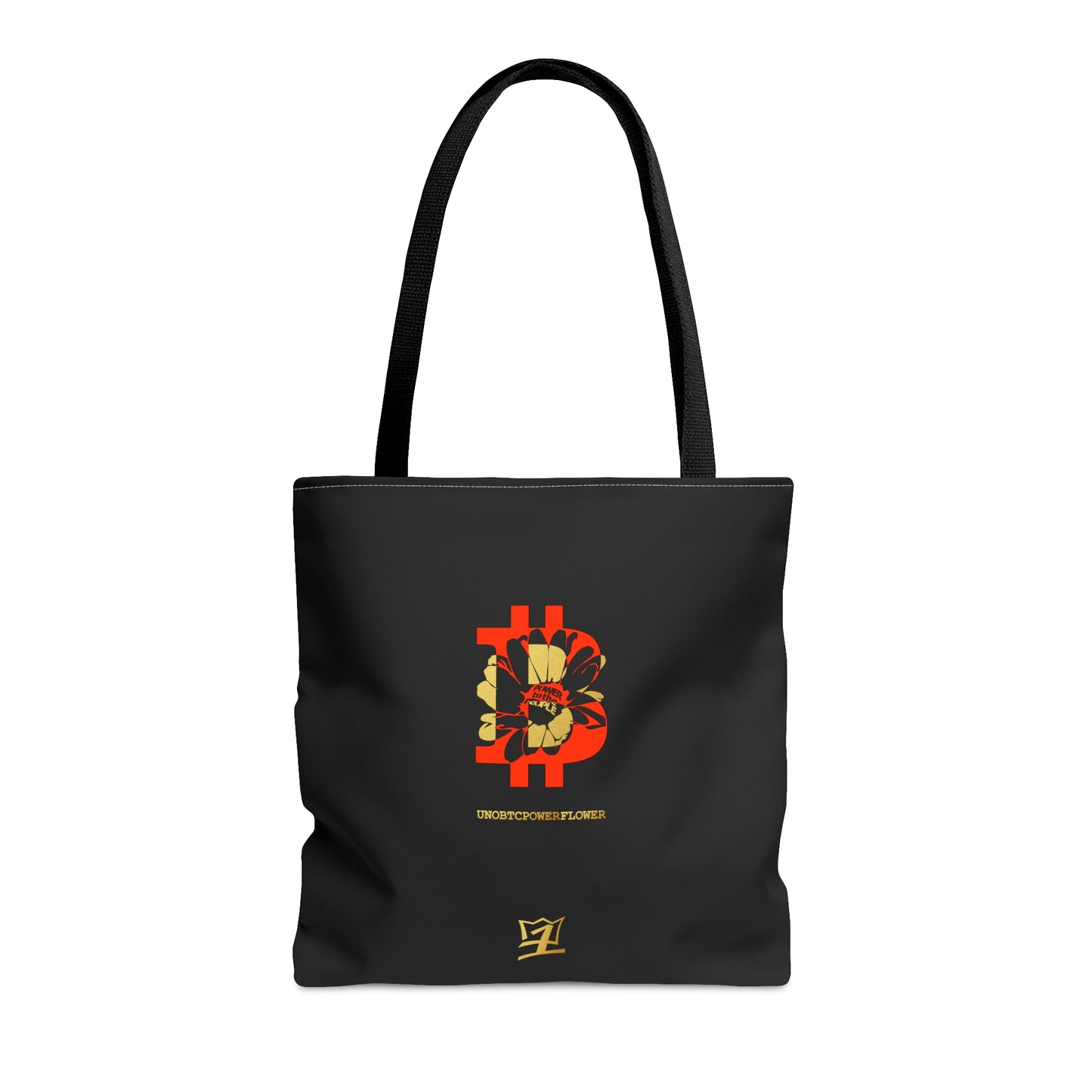 UNOBTCPOWERFLOWER AOP Tote Bag