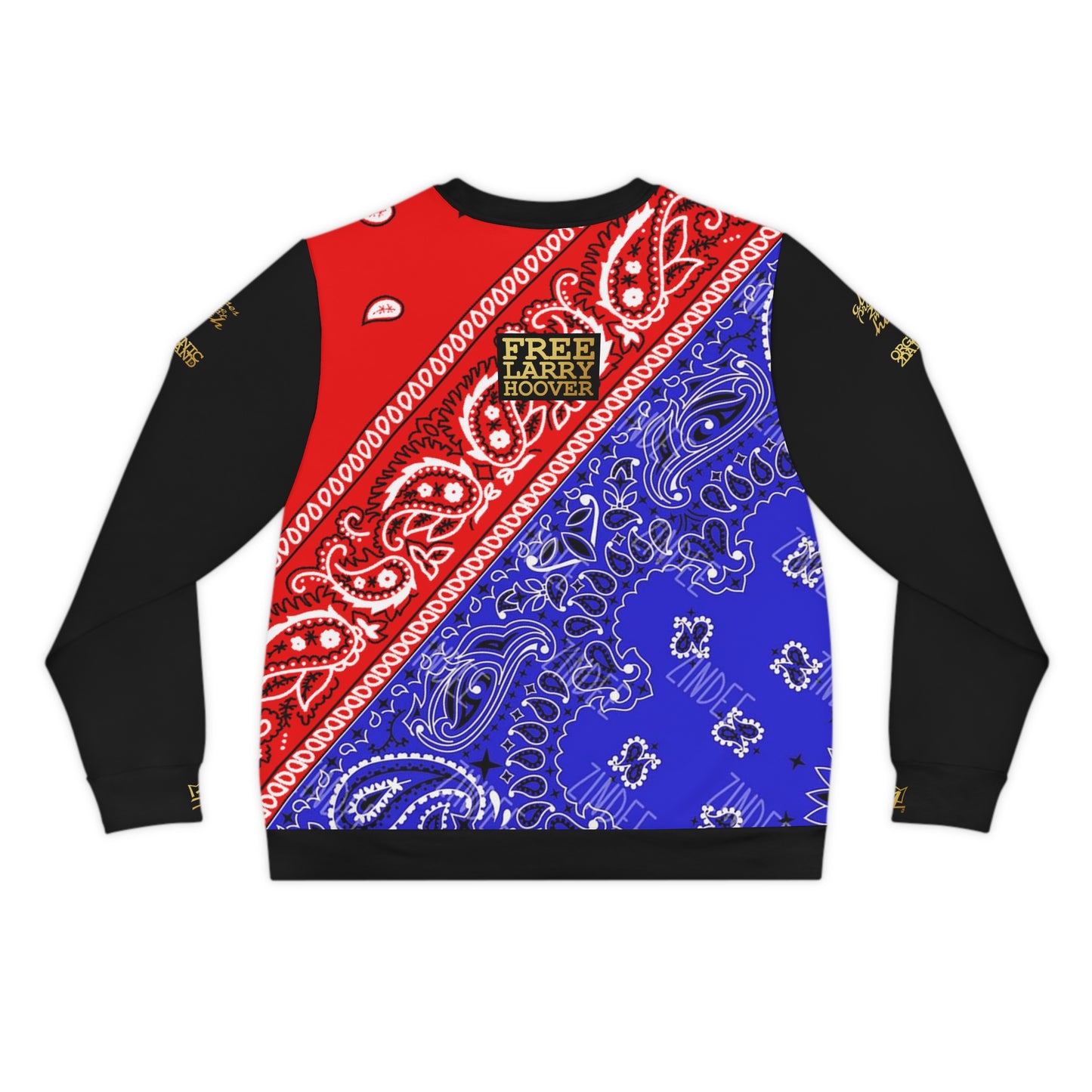 UNO ORGANIC TRIBE=GANG FREE LARRY HOOVER Lightweight Sweatshirt (AOP)