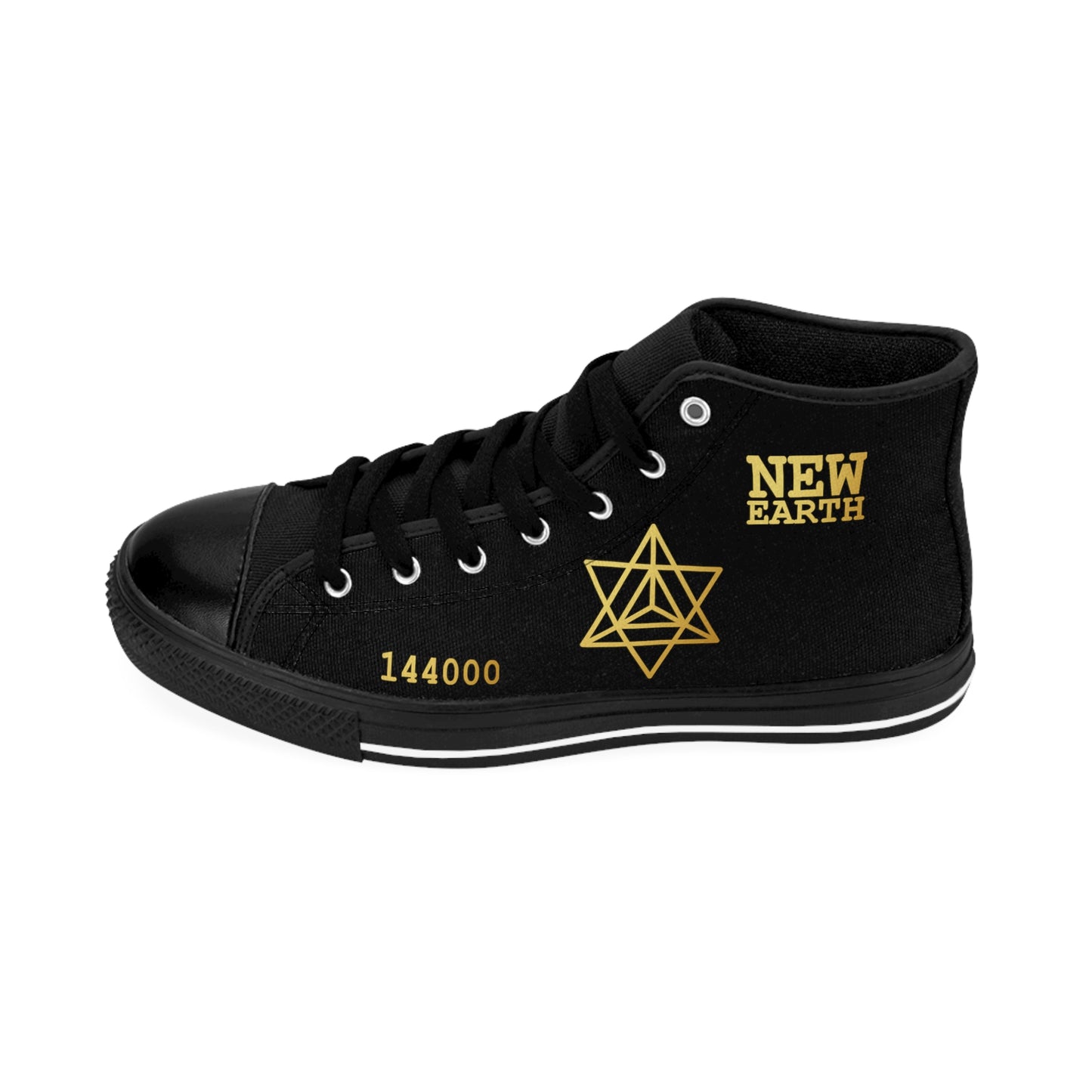 UNO ABSTRACTS NEW EARTH MERKABA Men's Classic Sneakers