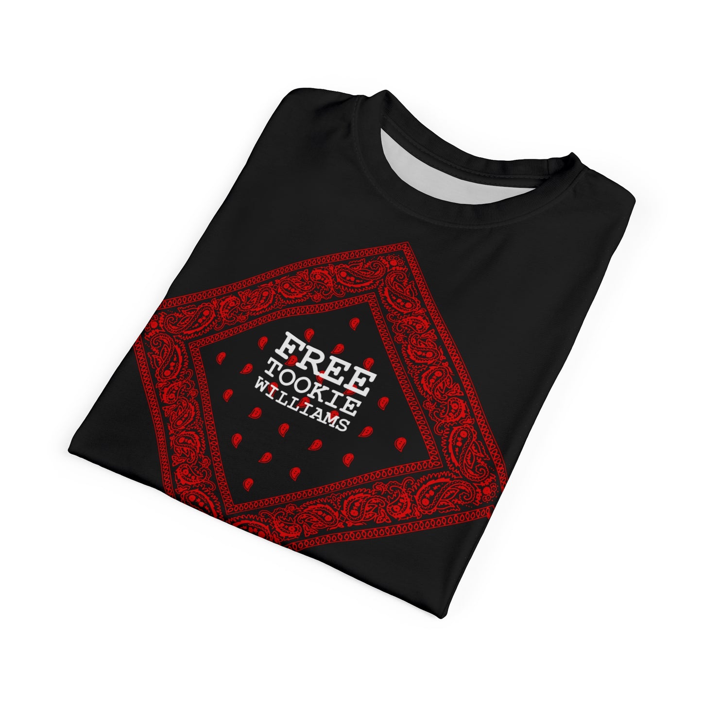 UNO ORGANIC TRIBE=GANG FREE TOOKIE WILLIAMS Unisex Cut & Sew Tee (AOP)