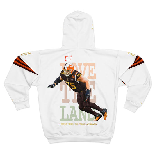 UNO LOVETHELAND BIG JOEL Unisex Zip Hoodie (AOP)