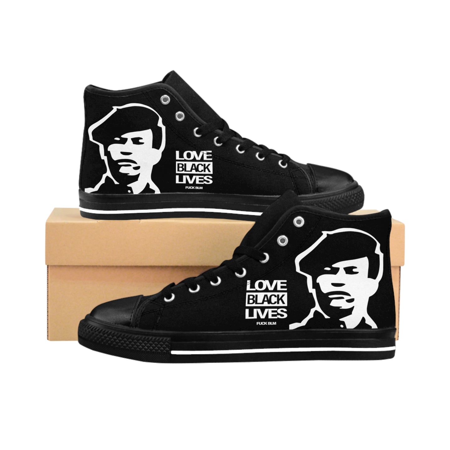 UNO LOVEHUEY LOVEBLACKLIVES Men's Classic Sneakers