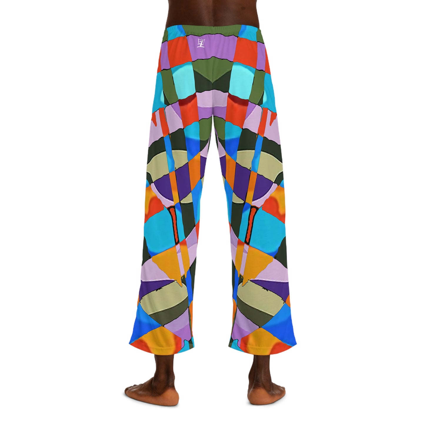 UNO ABSTRACTS Men's Pajama Pants (AOP)